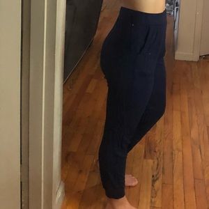 Navy blur harem pants
